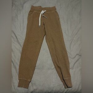 Lululemon Textured Mustard Jogger Pants